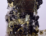 4.3 cms PYRITE QUARTZ SPHALERITE APATITE SCHEELITE CRYSTALS PERU MINERAL SPECIMEN
