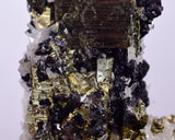 4.3 cms PYRITE QUARTZ SPHALERITE APATITE SCHEELITE CRYSTALS PERU MINERAL SPECIMEN