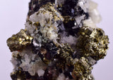 4.3 cms PYRITE QUARTZ SPHALERITE APATITE SCHEELITE CRYSTALS PERU MINERAL SPECIMEN