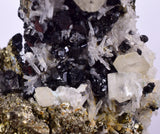 4.3 cms PYRITE QUARTZ SPHALERITE APATITE SCHEELITE CRYSTALS PERU MINERAL SPECIMEN