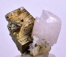 Load image into Gallery viewer, 3.1 cms PYRITE APATITE CRYSTALS PERU MINERAL SPECIMEN
