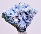 3.6cms BLUE CHALCEDONY MORDENITE STALACITE CRYSTALS INDIA TRANSLUCENT TB208