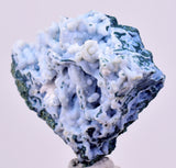 3.6cms BLUE CHALCEDONY MORDENITE STALACITE CRYSTALS INDIA TRANSLUCENT TB208