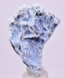 6.9cms BLUE CHALCEDONY MORDENITE STALACITE CRYSTALS INDIA TRANSLUCENT TB209
