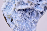 6.9cms BLUE CHALCEDONY MORDENITE STALACITE CRYSTALS INDIA TRANSLUCENT TB209