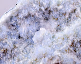 6.9cms BLUE CHALCEDONY MORDENITE STALACITE CRYSTALS INDIA TRANSLUCENT TB209