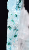 3.5cms GEM CHRYSOCOLLA INSIDE SELENITE CRYSTAL LILY MINE PERU  TB214