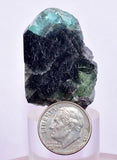 3.6cms BOULANGERITE CRYSTAL FLUORITE PERU MILPO PERU BB455