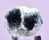 1.9cms BOULANGERITE CRYSTAL FLUORITE PERU MILPO PERU BB459
