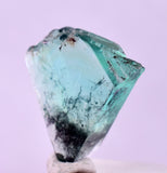 1.4cms BOULANGERITE CRYSTAL FLUORITE GEOCRONITE PERU MILPO PERU BB460