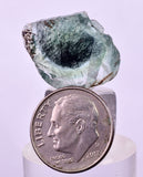 2.1cms BOULANGERITE CRYSTAL FLUORITE GEOCRONITE PERU MILPO PERU BB463