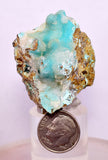4.5cms DRUZY CHRYSOCOLLA PERU COPPER 2000 DISCOVERY DB155