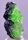 3.5cms GREEN FLUORITE PYRITE CRYSTALS PERU MILPO PERU KB166