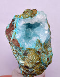 5cms DRUZY CHRYSOCOLLA PERU COPPER 2000 DISCOVERY MINERAL DB163
