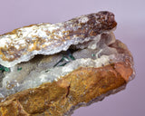 10.6cms ATACAMITE DRUZY CHRYSOCOLLA CHRYSTAL LILY MINE PERU MINERAL DB166