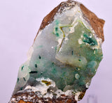 10.6cms ATACAMITE DRUZY CHRYSOCOLLA CHRYSTAL LILY MINE PERU MINERAL DB166