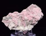 7.2cms RHODOCHROSITE CALCITE CRYSTALS JORDANITE (?) GALENA PERU RB723
