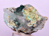 5cms ATACAMITE CRYSTAL SELENITE CHRYSOCOLLA LILY MINE PERU MINERAL AB303