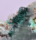 5cms ATACAMITE CRYSTAL SELENITE CHRYSOCOLLA LILY MINE PERU MINERAL AB303