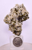 15 PIECES EPIDOTE QUARTZ CRYSTALS PERU CLUSTER COLLECTOR GREEN COLOR MINERAL CB235
