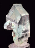 4.7cms GEM CHRYSOCOLLA INSIDE SELENITE CRYSTAL LILY MINE PERU  TB216