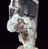 4.7cms GEM CHRYSOCOLLA INSIDE SELENITE CRYSTAL LILY MINE PERU  TB216
