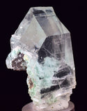 4.7cms GEM CHRYSOCOLLA INSIDE SELENITE CRYSTAL LILY MINE PERU  TB216