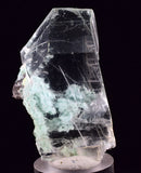 4.7cms GEM CHRYSOCOLLA INSIDE SELENITE CRYSTAL LILY MINE PERU  TB216