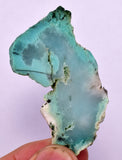 16.5grs GEM SILICA CHRYSOCOLLA CHALCEDONY SCENIC ROUGH SLAB NEW FIND PERU SB210