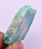 14.9grs GEM SILICA CHRYSOCOLLA CHALCEDONY SCENIC ROUGH SLAB NEW FIND PERU SB211