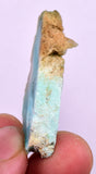 9.8Grs GEM SILICA CHRYSOCOLLA CHALCEDONY SCENIC ROUGH SLAB NEW FIND PERU SB213
