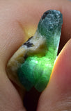 10.5cts GRANDIDIERITE CRYSTALS BLUE GREEN RARE MADAGASCAR JEWELRY FACET PB119