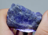 126cts GEM TANZANITE ROUGH ZOISITE GEMSTONE TANZANIA MINERAL TB217