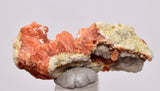 3.7 cms RED ORANGE ZEOLITE STILBITE LAUMONTITE CALCITE CRYSTALS PERU FB98