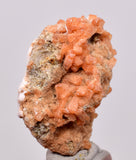 2.8 cms RED ORANGE ZEOLITE STILBITE LAUMONTITE CALCITE CRYSTALS PERU FB99
