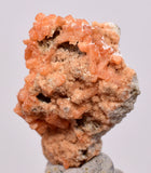 2.8 cms RED ORANGE ZEOLITE STILBITE LAUMONTITE CALCITE CRYSTALS PERU FB99