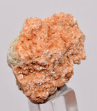 3.2 cms RED ORANGE ZEOLITE STILBITE LAUMONTITE CALCITE CRYSTALS PERU FB100