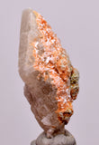 3.7 cms RED ORANGE ZEOLITE STILBITE LAUMONTITE CALCITE CRYSTALS PERU FB101