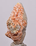 3.7 cms RED ORANGE ZEOLITE STILBITE LAUMONTITE CALCITE CRYSTALS PERU FB101
