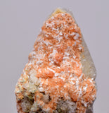 3.7 cms RED ORANGE ZEOLITE STILBITE LAUMONTITE CALCITE CRYSTALS PERU FB101