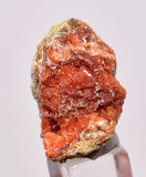 2.5 cms RED ORANGE ZEOLITE STILBITE LAUMONTITE CALCITE CRYSTALS PERU FB102