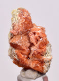 3.2 cms RED ORANGE ZEOLITE STILBITE LAUMONTITE CALCITE CRYSTALS PERU FB103