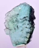 4.4cms GREEN FLUORITE SLAB BOULANGERITE CRYSTALS PERU MILPO PERU KB170