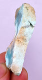 16Grs GEM SILICA CHRYSOCOLLA CHALCEDONY SCENIC ROUGH SLAB NEW FIND PERU SB217