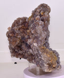 25cms BLUE CHALCEDONY BOTRYOIDAL PERU Crystal Quartz  Translucent Sample  Collector QB154