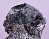 4.8cms FLUORITE  PYRITE  BOULANGERITE NEEDLES QUARTZ MILPO PERU KB174