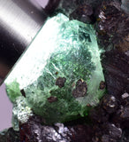 4.8cms FLUORITE  PYRITE  BOULANGERITE NEEDLES QUARTZ MILPO PERU KB174