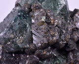 4.8cms FLUORITE  PYRITE  BOULANGERITE NEEDLES QUARTZ MILPO PERU KB174