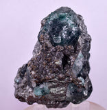 8.8cms FLUORITE  CHALCOPYRITE  BOULANGERITE NEEDLES QUARTZ MILPO PERU KB175