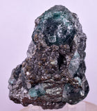 8.8cms FLUORITE  CHALCOPYRITE  BOULANGERITE NEEDLES QUARTZ MILPO PERU KB175